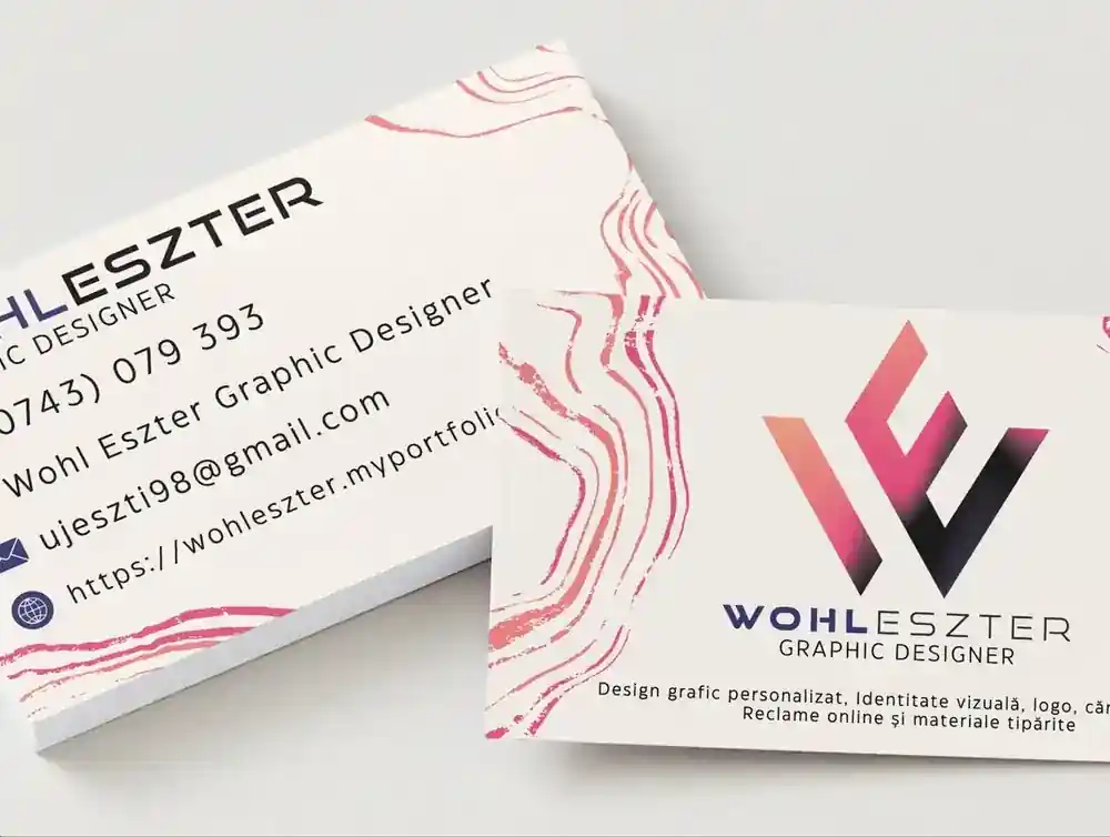 Carte de vizită Wohl Eszter